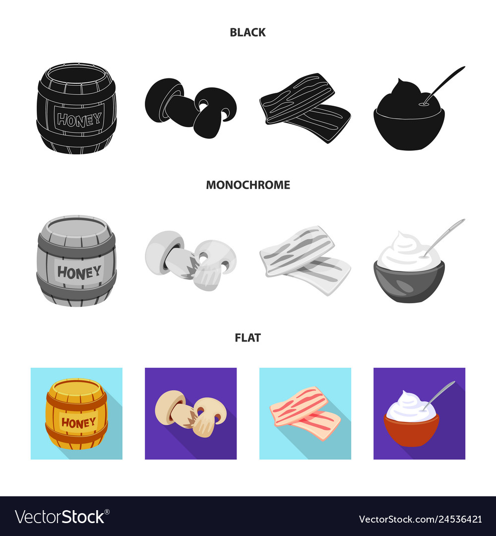Isolated object of taste and product symbol vector image Isolated object of taste and product symbol
