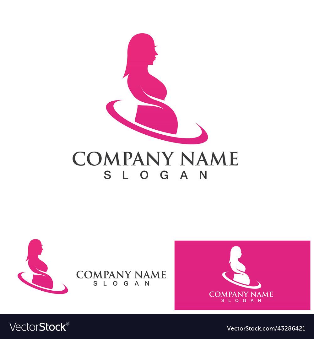 Pregnant template icon Royalty Free Vector Image