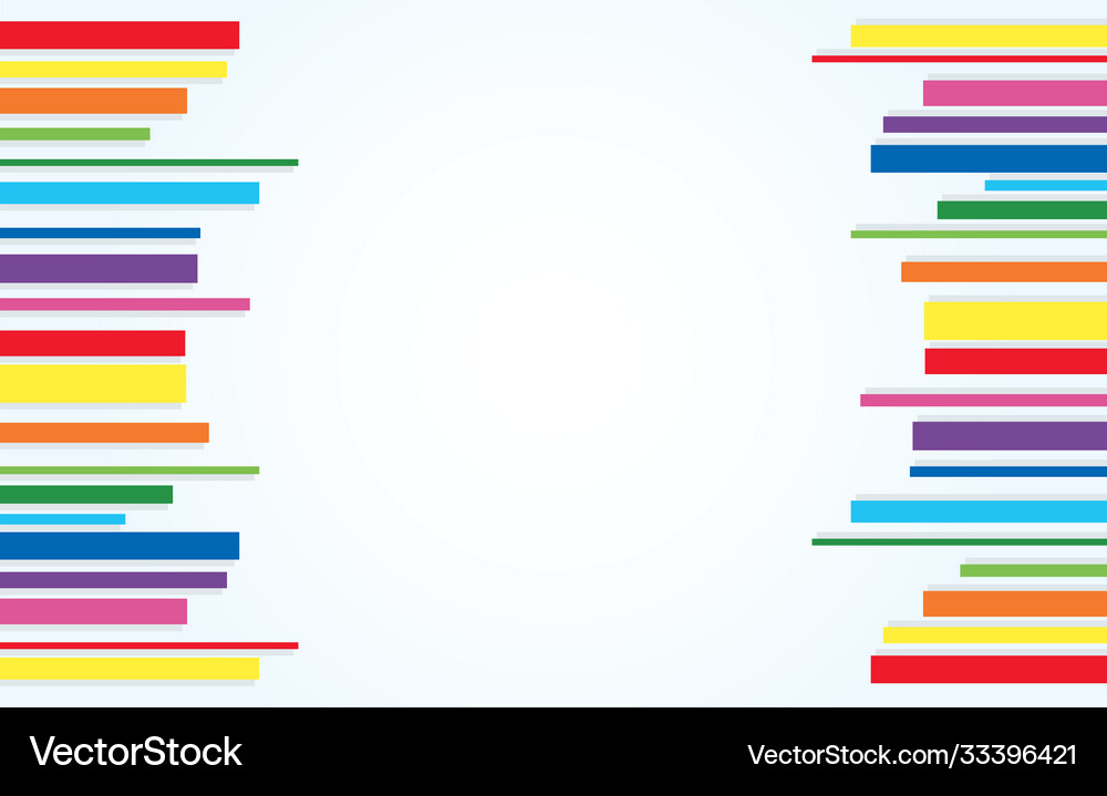 Rainbow line abstract art background Royalty Free Vector