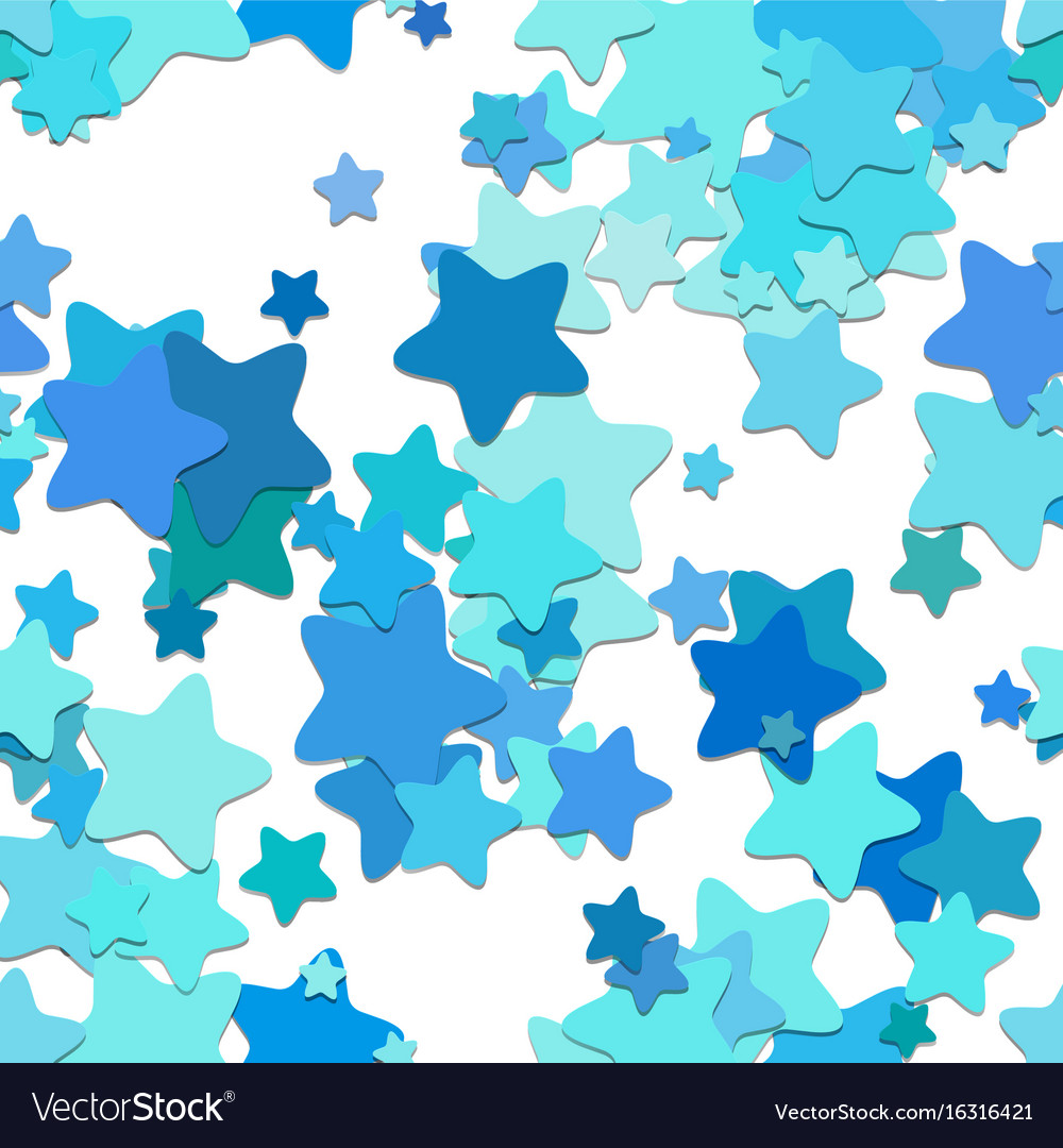 Seamless star background pattern - design from