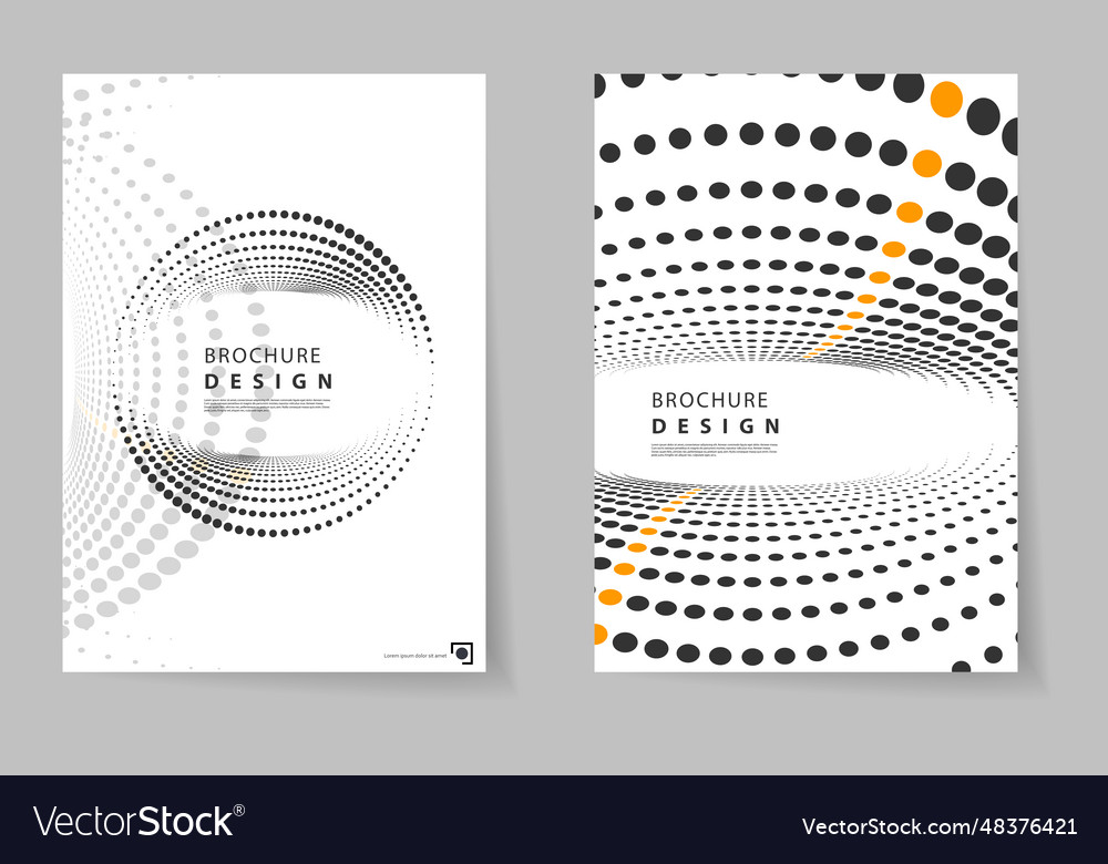 Set of circle halftone dots pattern shapes modern
