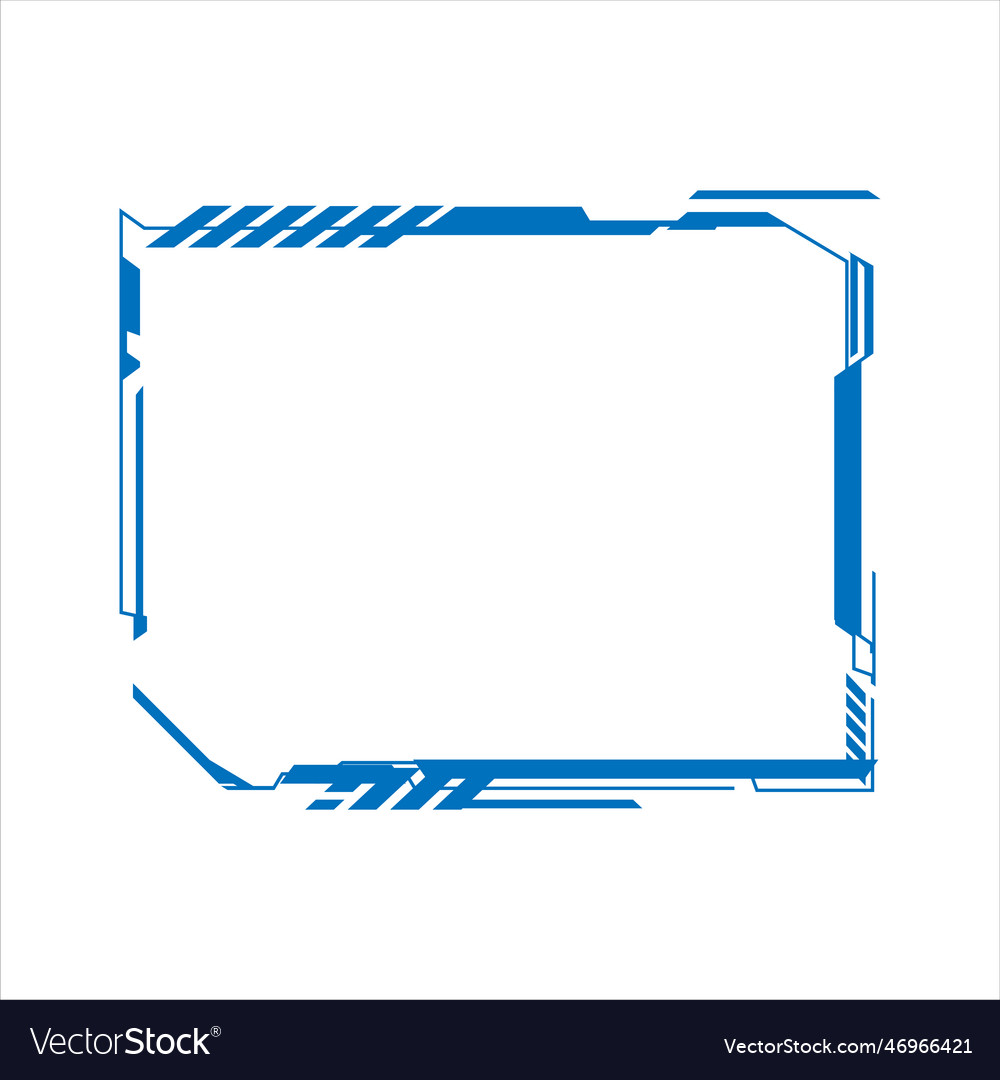 Technology digital frame Royalty Free Vector Image