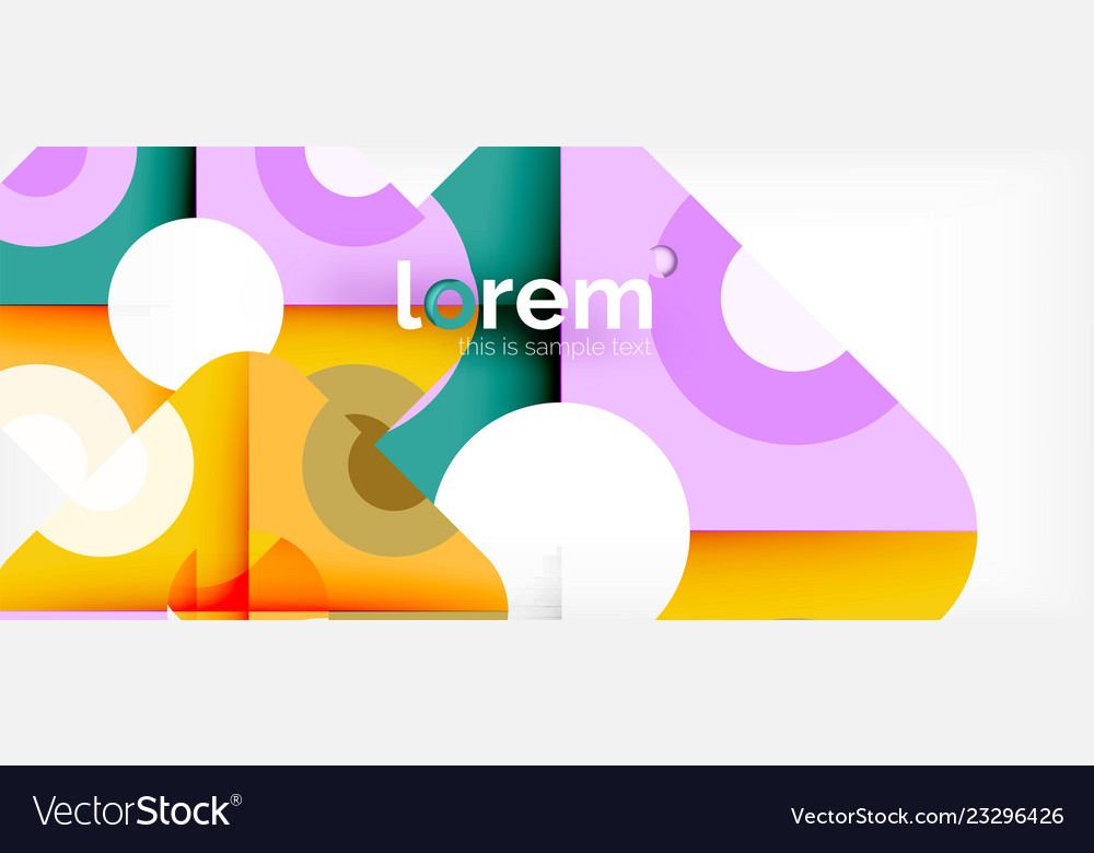 Abstract round elements composition background