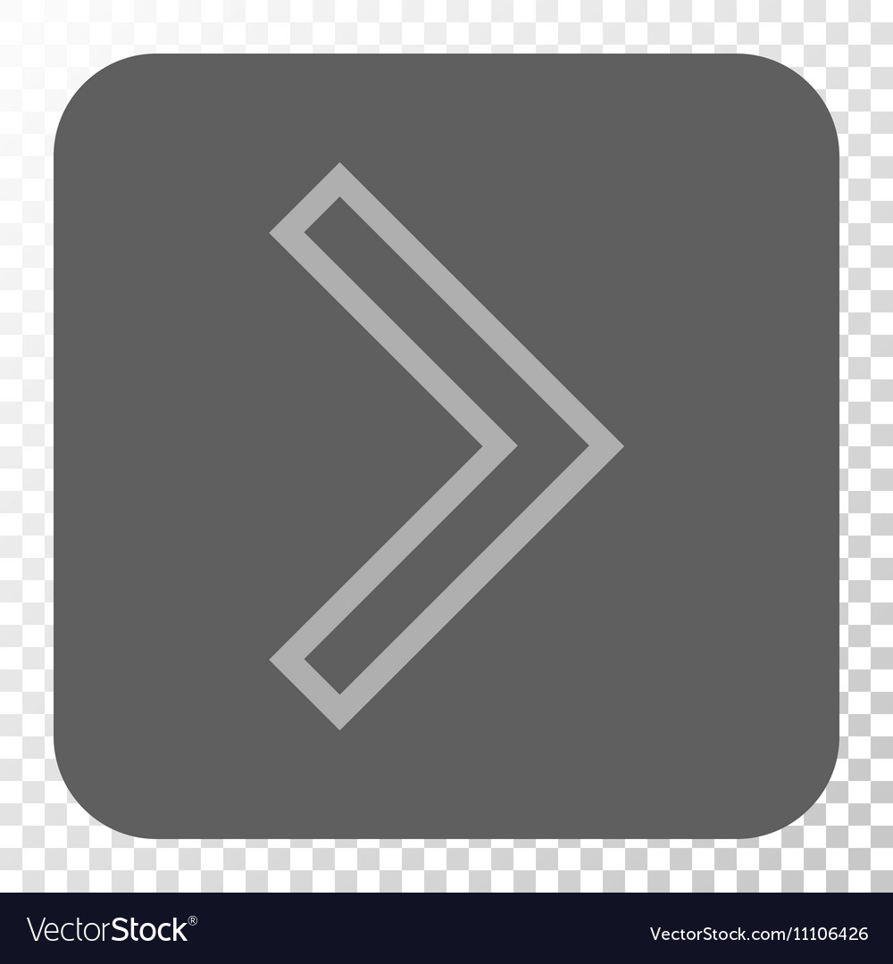 Arrowhead right rounded square button
