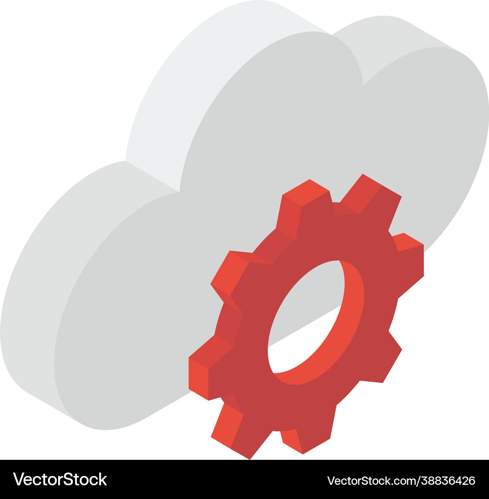 Cloud configuration Royalty Free Vector Image - VectorStock