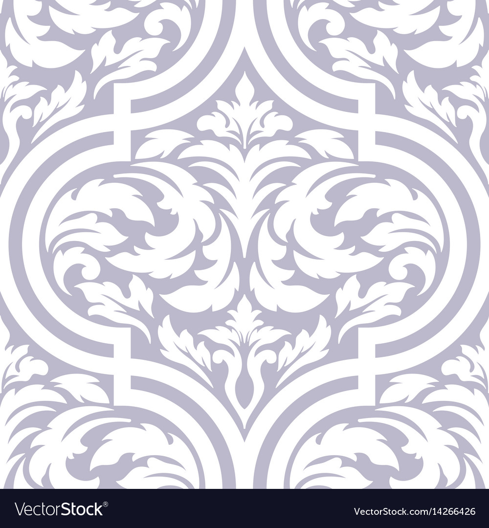 Elegant Damask Floral Pattern