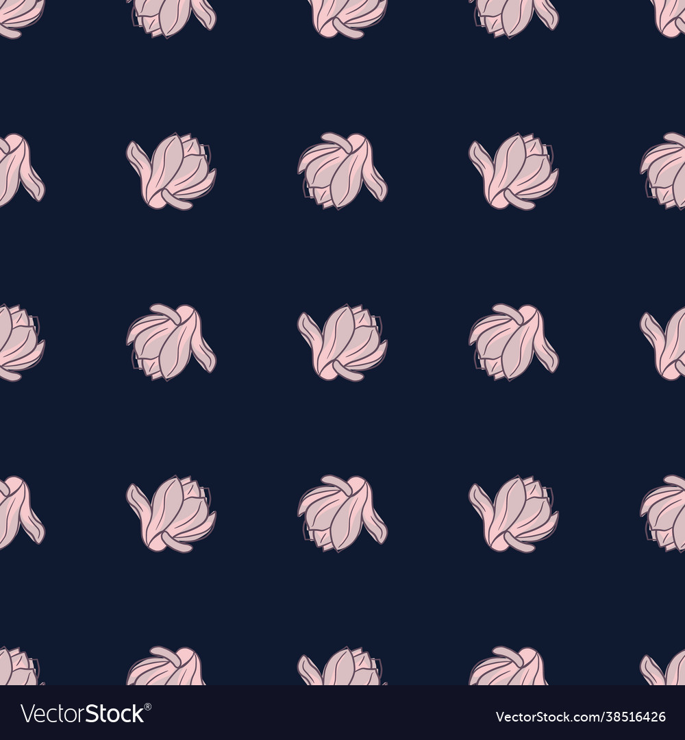Simple style dark seamless nature pattern