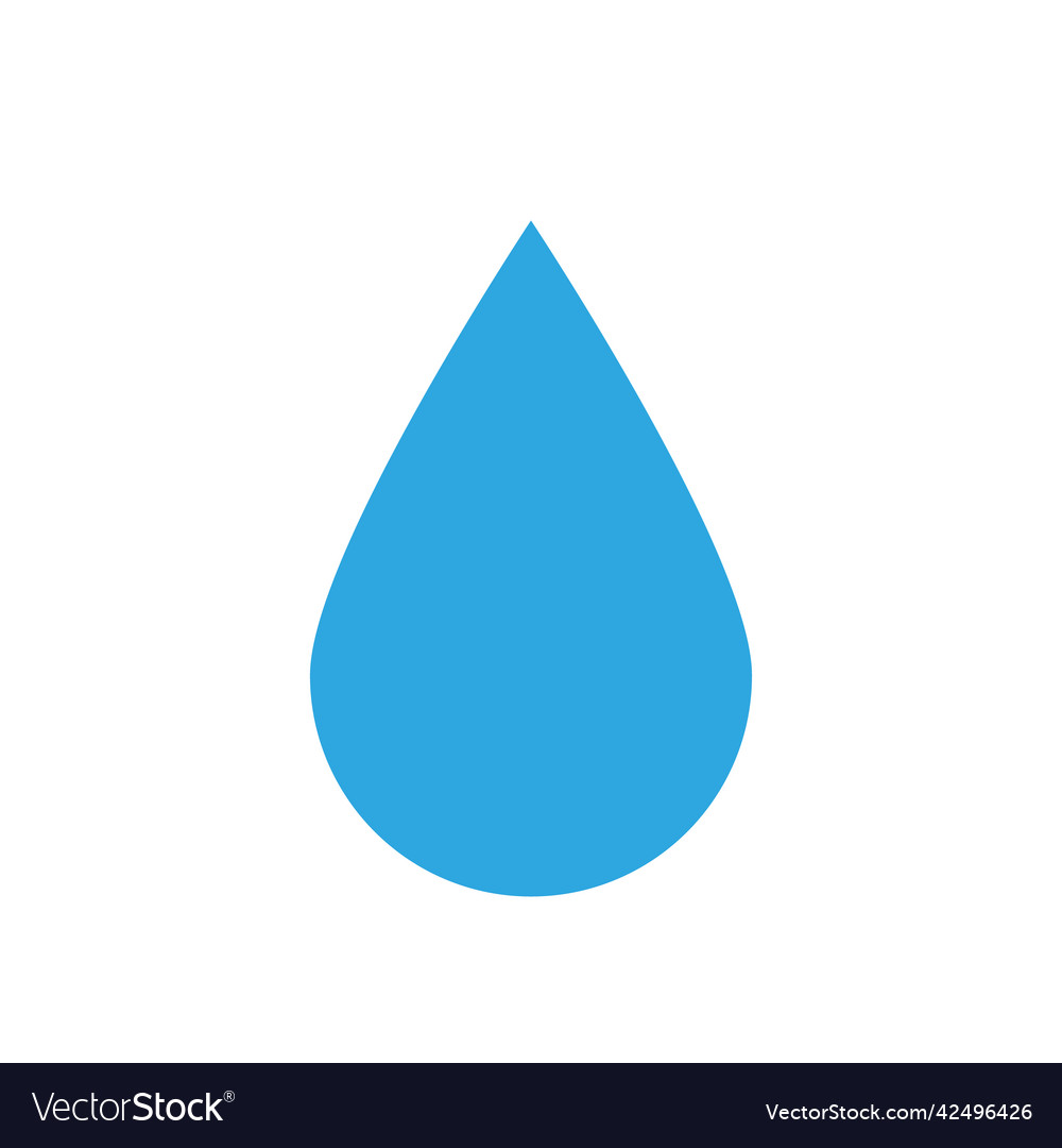 Simple water drop icon