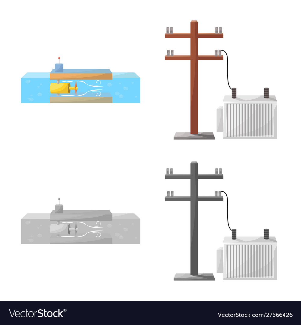 Source and environment icon vector image Source and environment icon