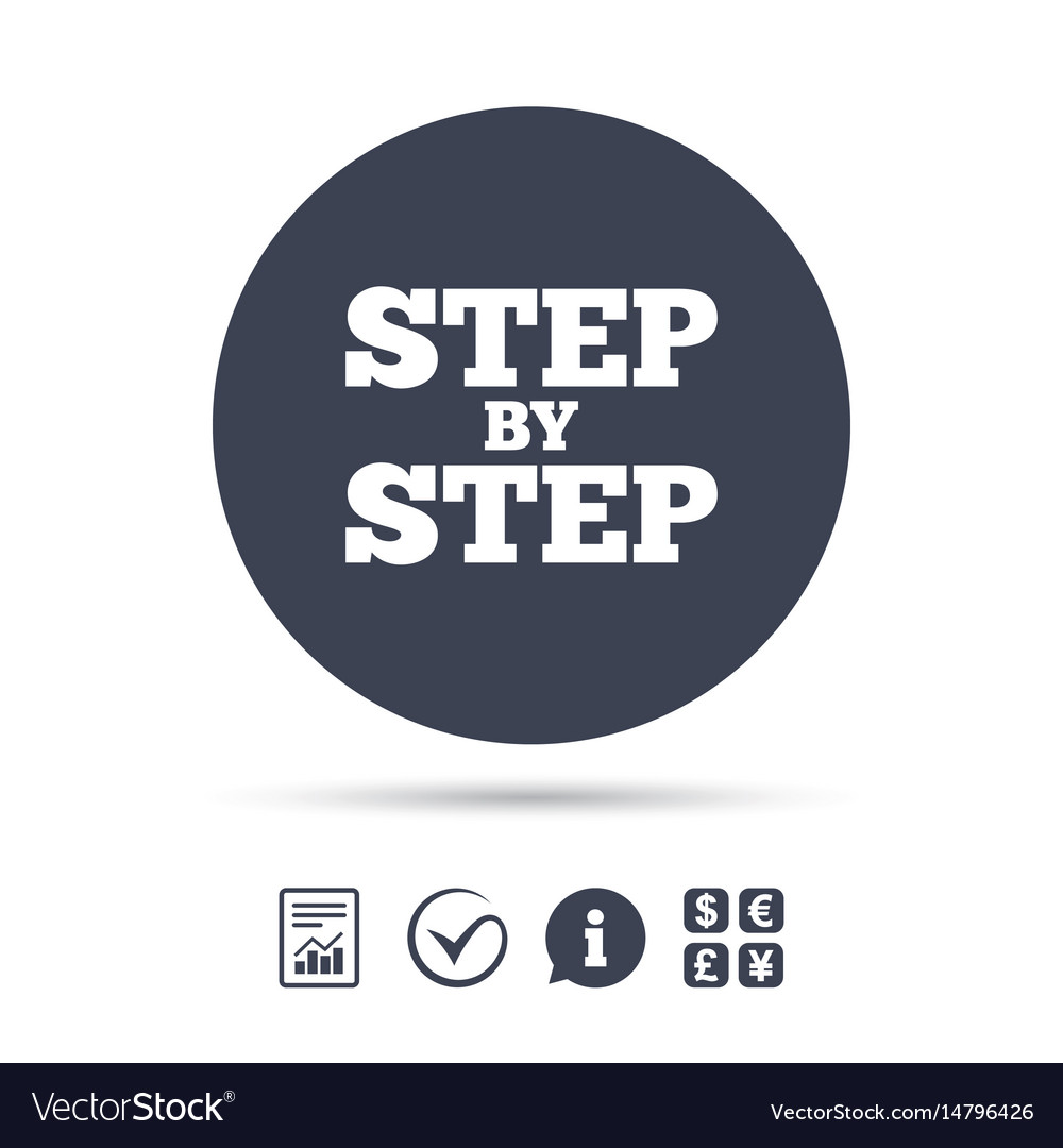 Step by Step Instruction Icon