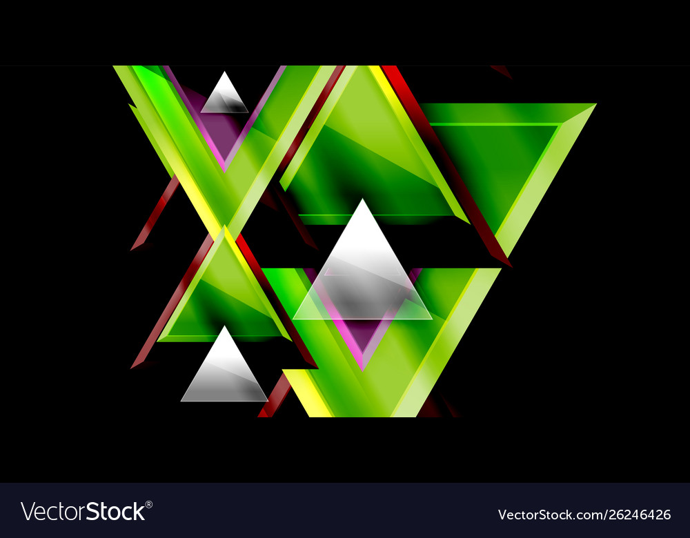 Triangle abstract background