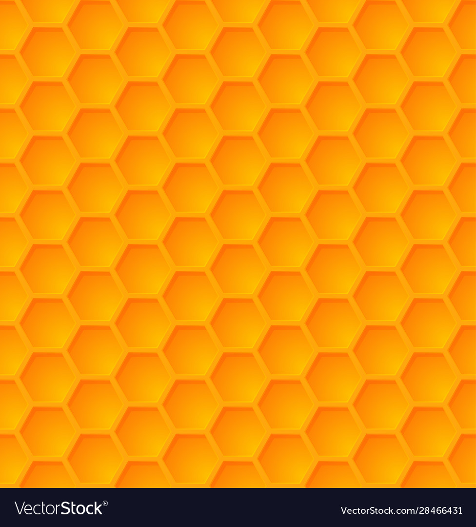 Abstract honey hexagon seamless pattern eps vector image Abstract honey hexagon seamless pattern eps