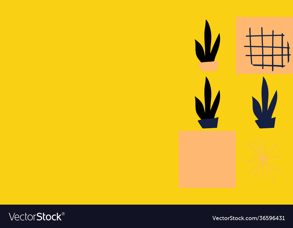 Abstract pattern design with simple shapes vector image Abstract pattern design with simple shapes