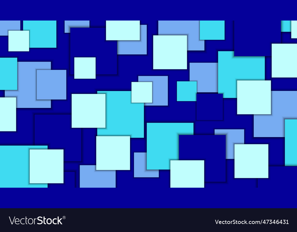 Abstract random square size pattern on background vector image Abstract random square size pattern on background