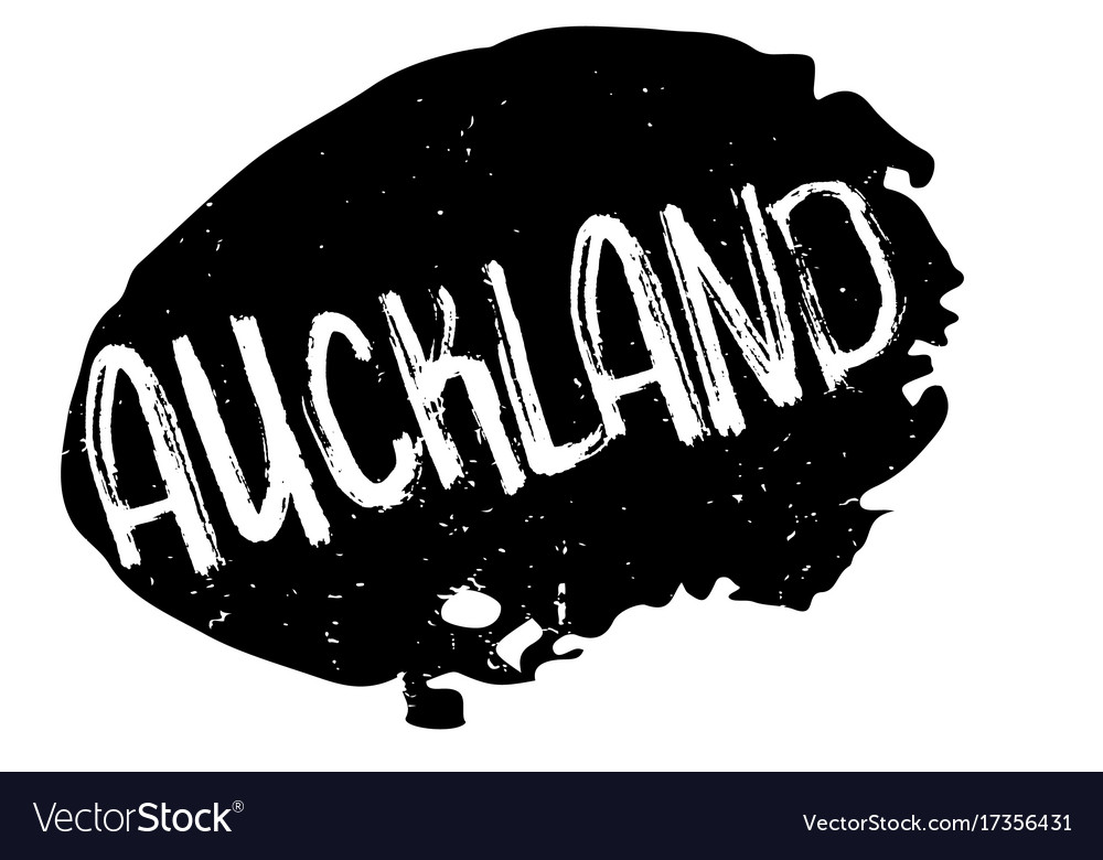 Auckland rubber stamp Royalty Free Vector Image
