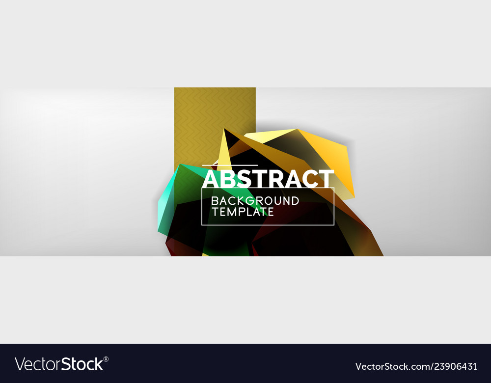 Dark 3d triangular low poly shapes abstract