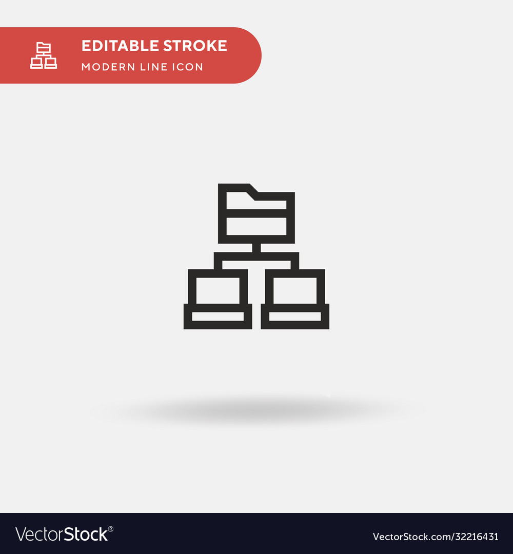 Data storage simple icon vector image Data storage simple icon