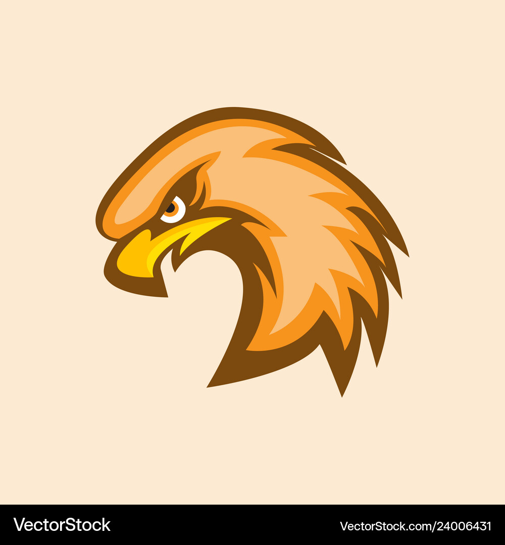 Eagle head image Royalty Free Vector Image - VectorStock