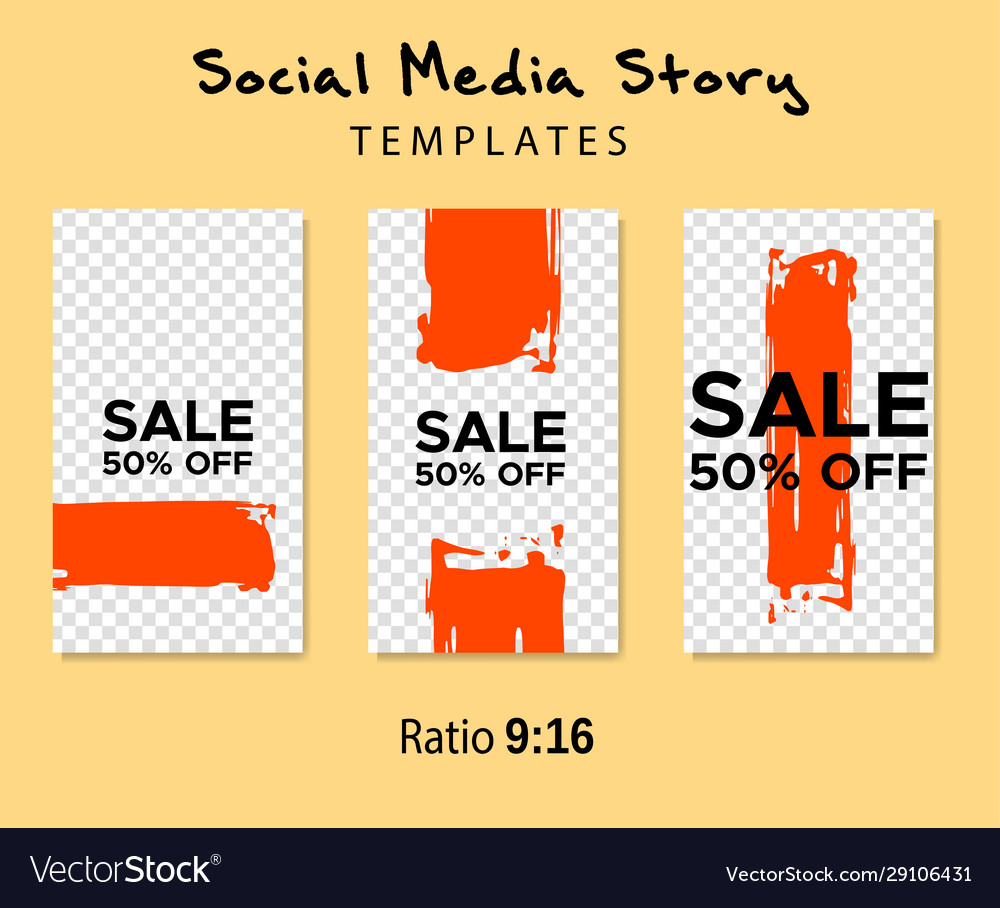 Grunge minimal shape template set design elements vector image Grunge minimal shape template set design elements