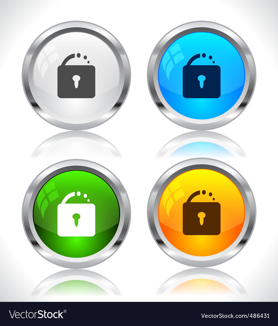 Metal web buttons