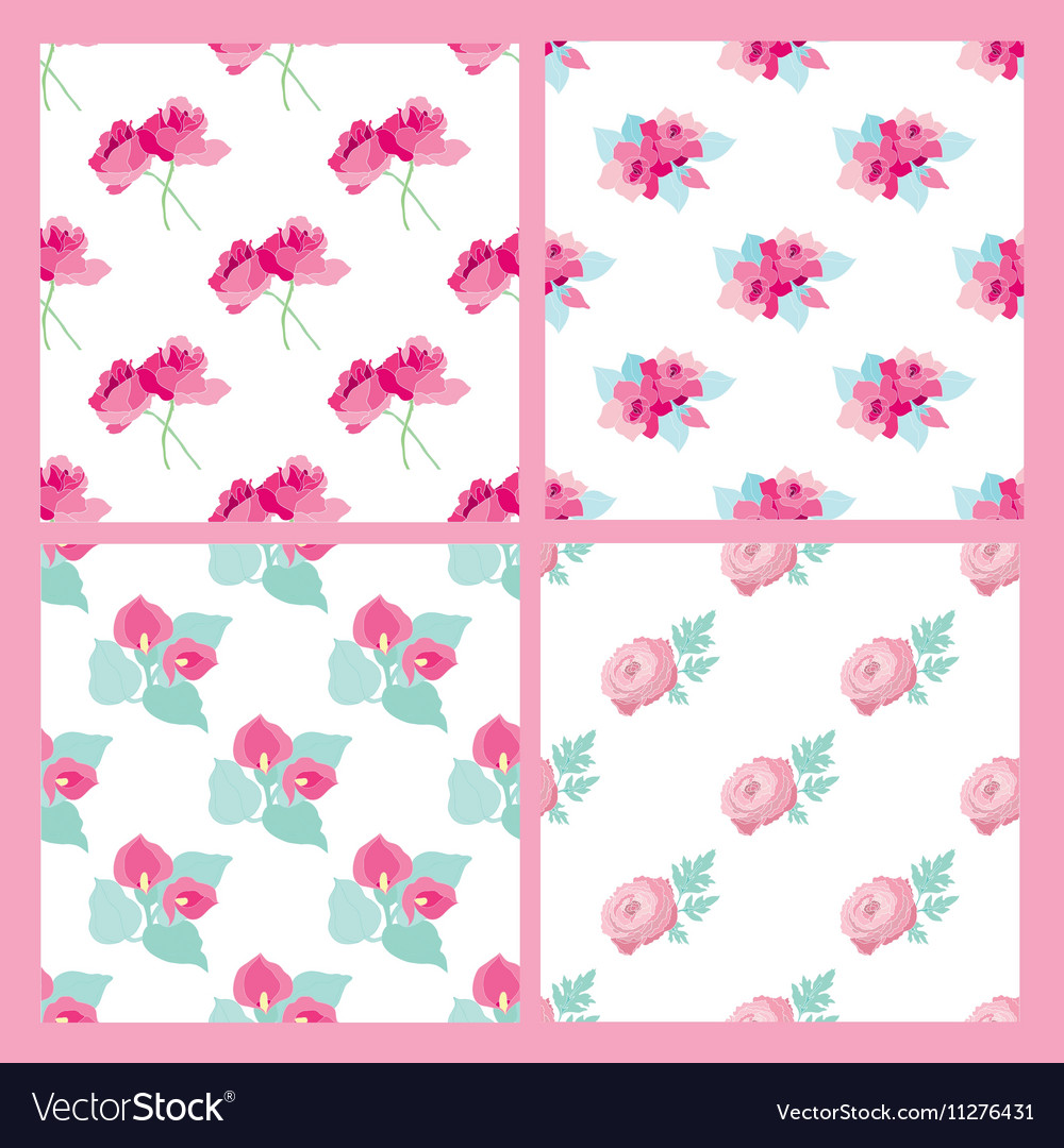 Seamless patterns set