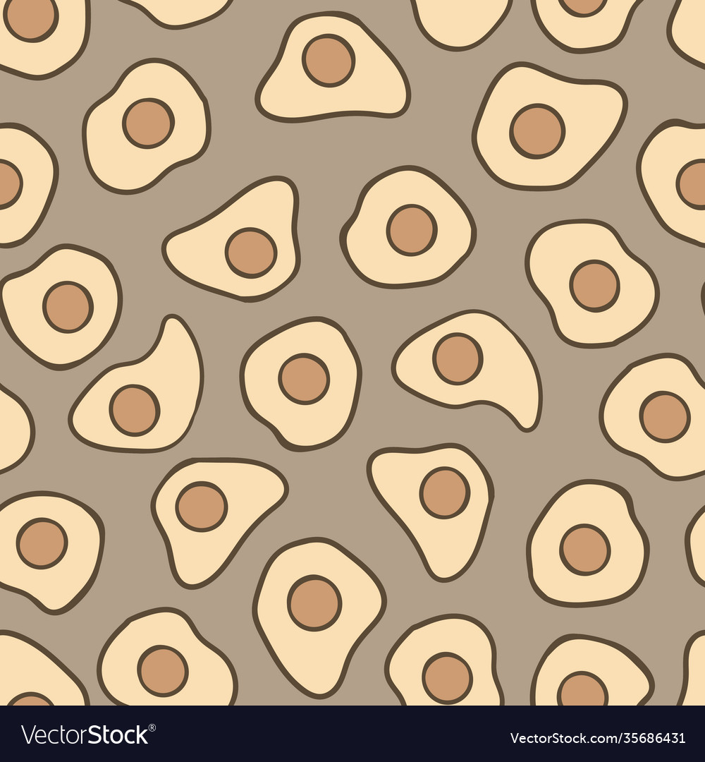 Seamless repeating pattern eggs
