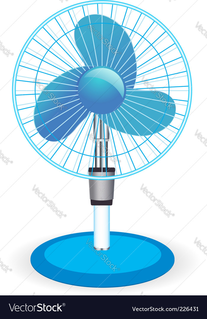 Table fan Royalty Free Vector Image - VectorStock Table fan Royalty Free Vector Image - VectorStock
