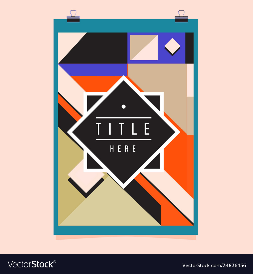 Abstract colorful geometric pattern background Vector Image Abstract colorful geometric pattern background