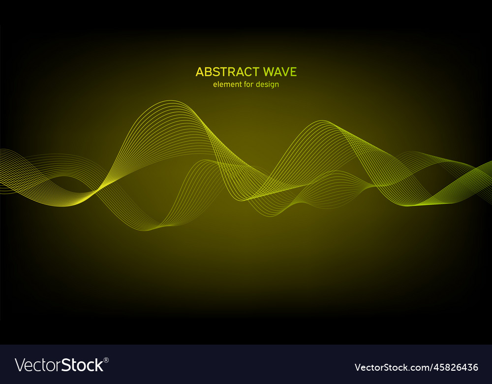 Abstract wave element for design digital vector image Abstract wave element for design digital