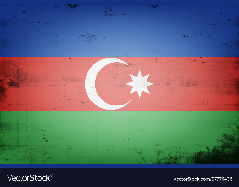 National flag azerbaijan