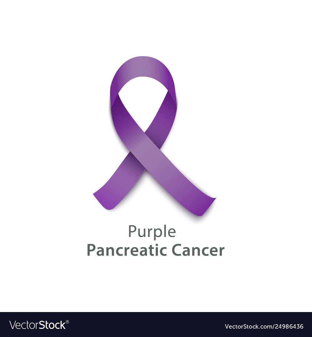 Purple Ribbon Cancer Awareness