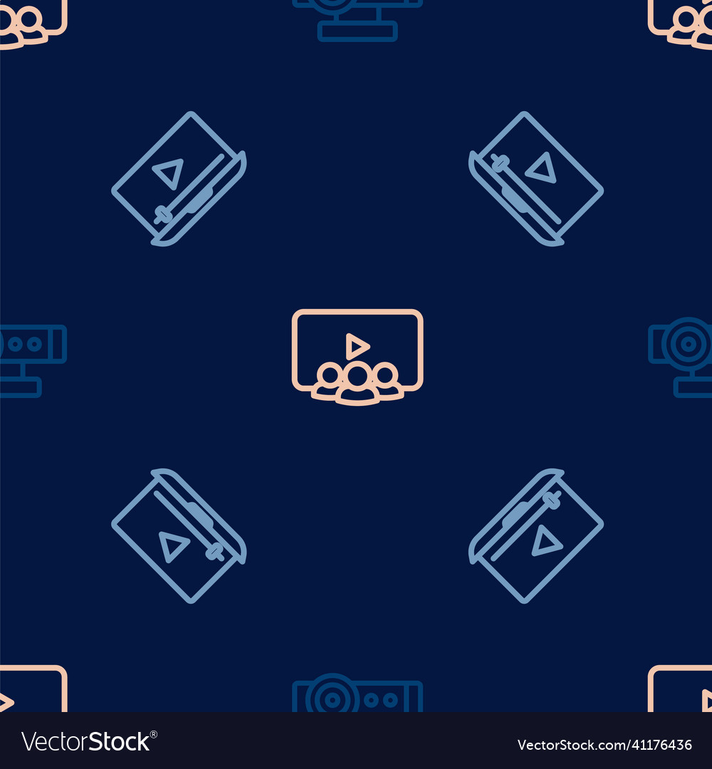 Set line web camera online play video and class