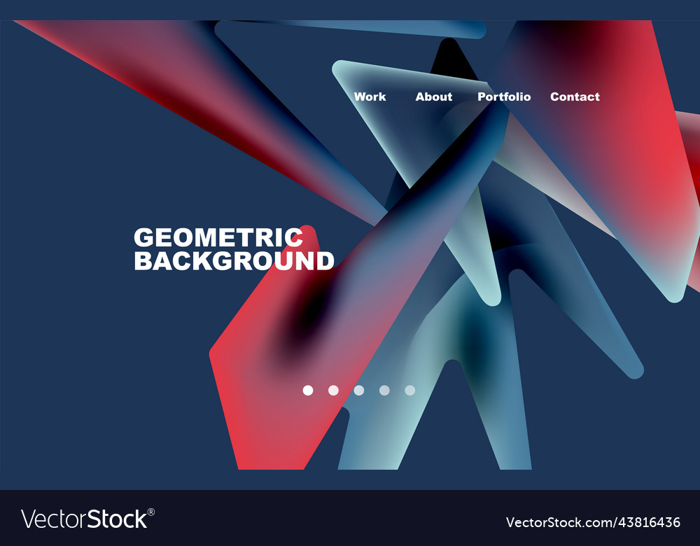 Shards shape composition abstract background web
