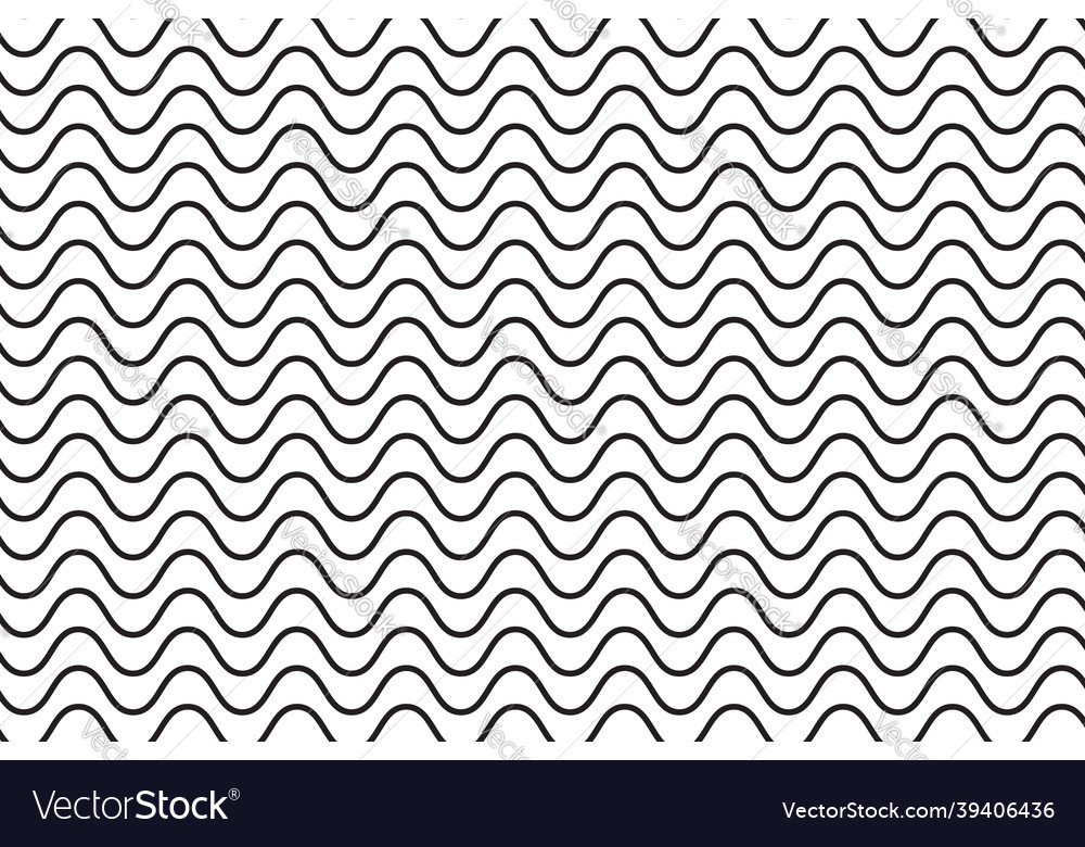 Wave line pattern on white background
