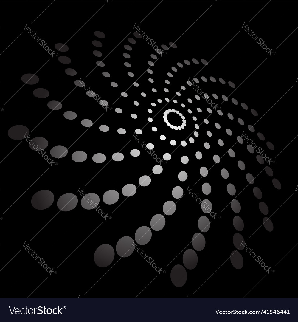 Abstract circular dots pattern