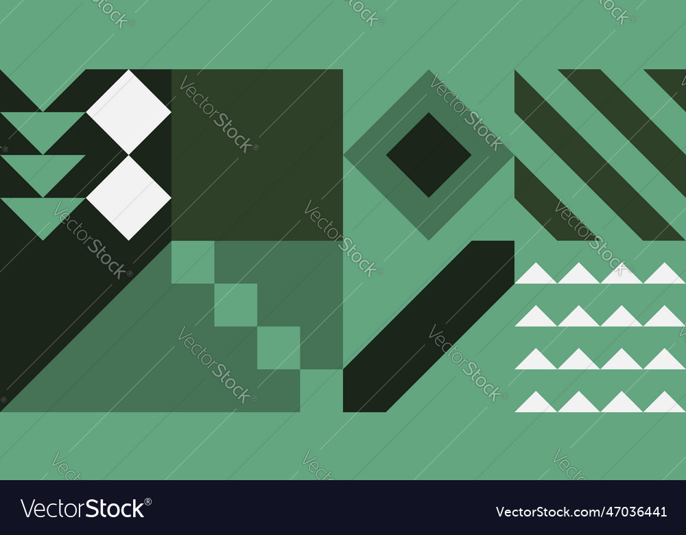 Abstract geometric shape blocks seamless pattern vector image Abstract geometric shape blocks seamless pattern