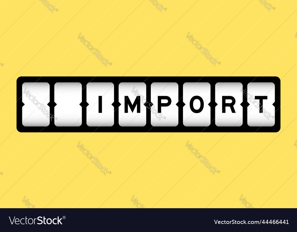 Black color in word import on slot banner