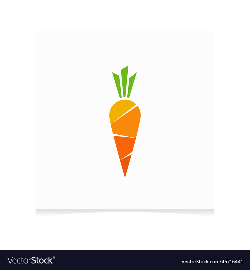 Carrot Logo Symbol Design Vorlage