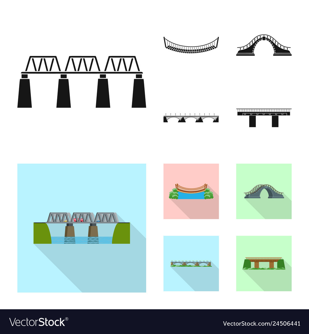 Design of connection and symbol set vector image Design of connection and symbol set