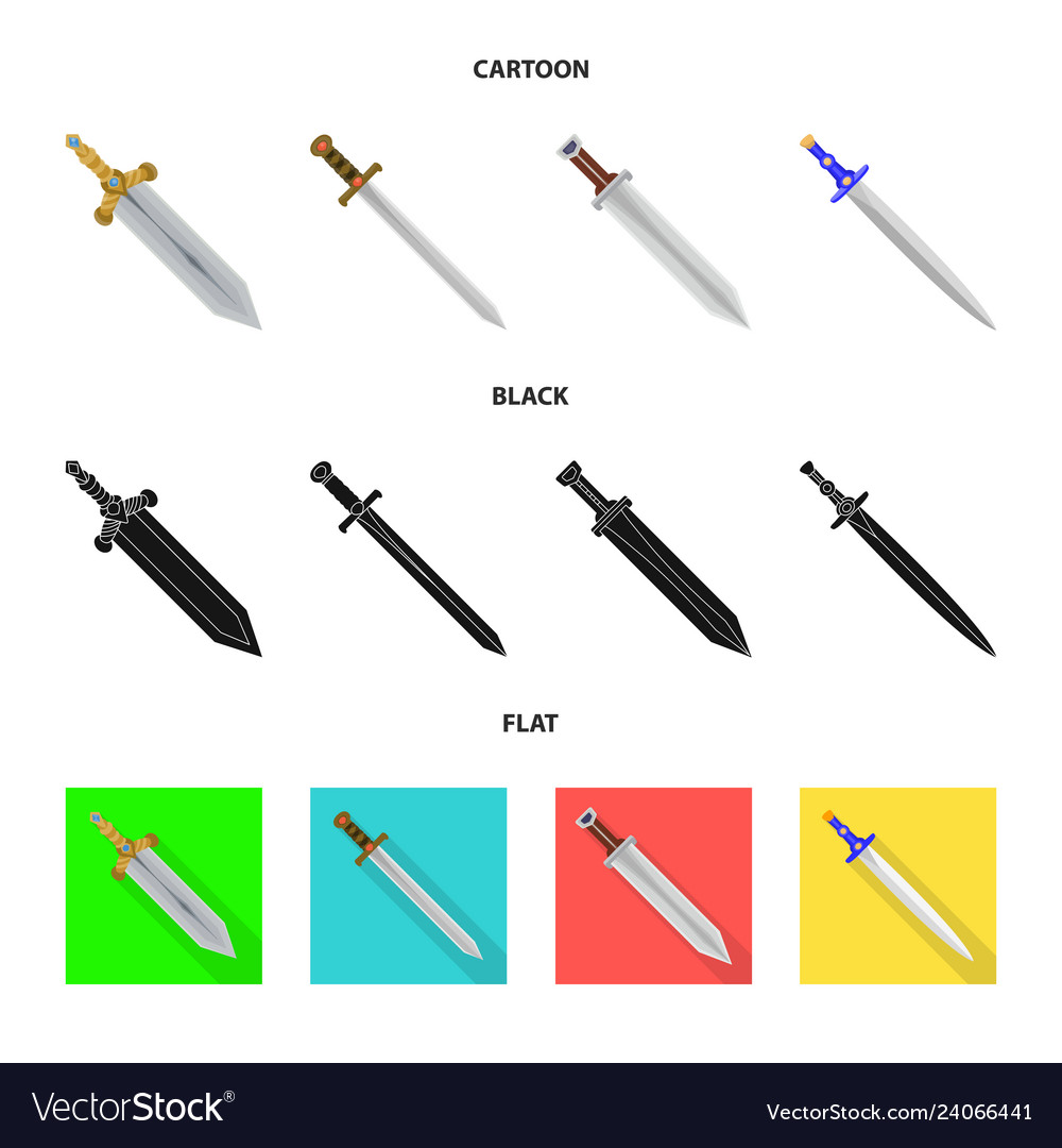 Design of game and armor icon collection vector image Design of game and armor icon collection
