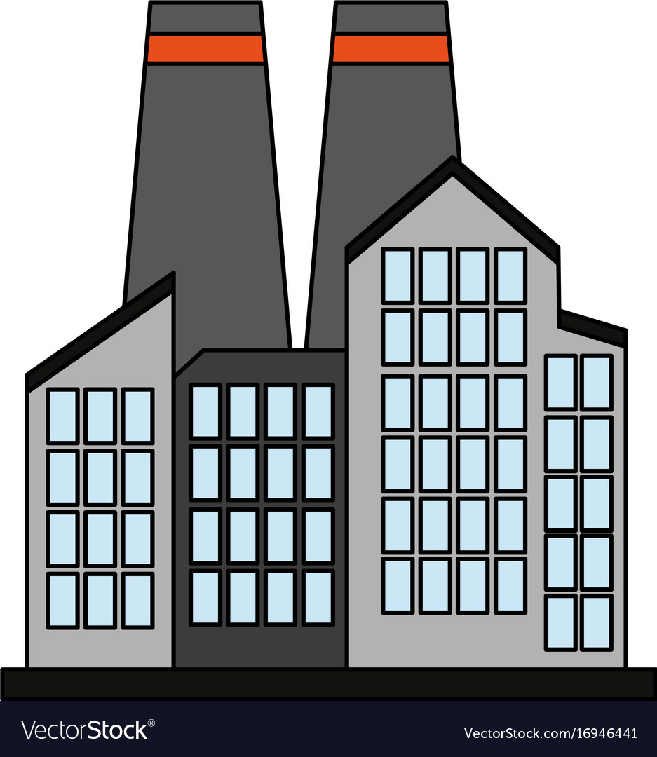 Industrial factory icon image