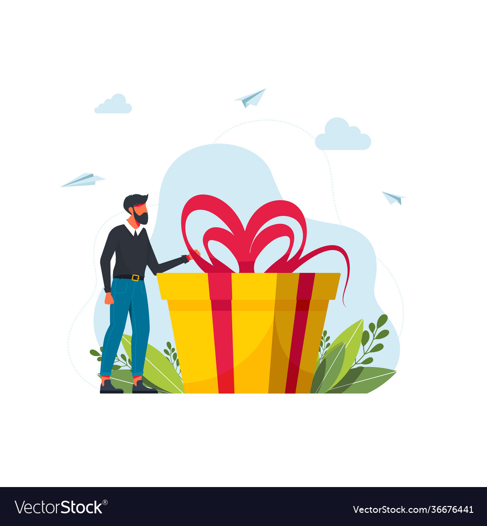 Loyalty program for regular clients concept vector image Loyalty program for regular clients concept