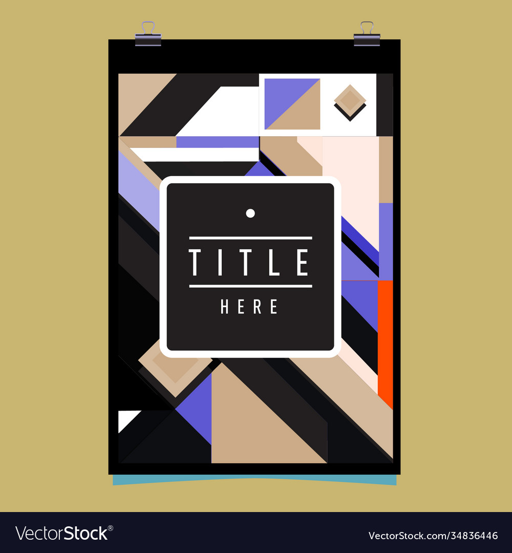 Abstract colorful geometric pattern background Vector Image Abstract colorful geometric pattern background