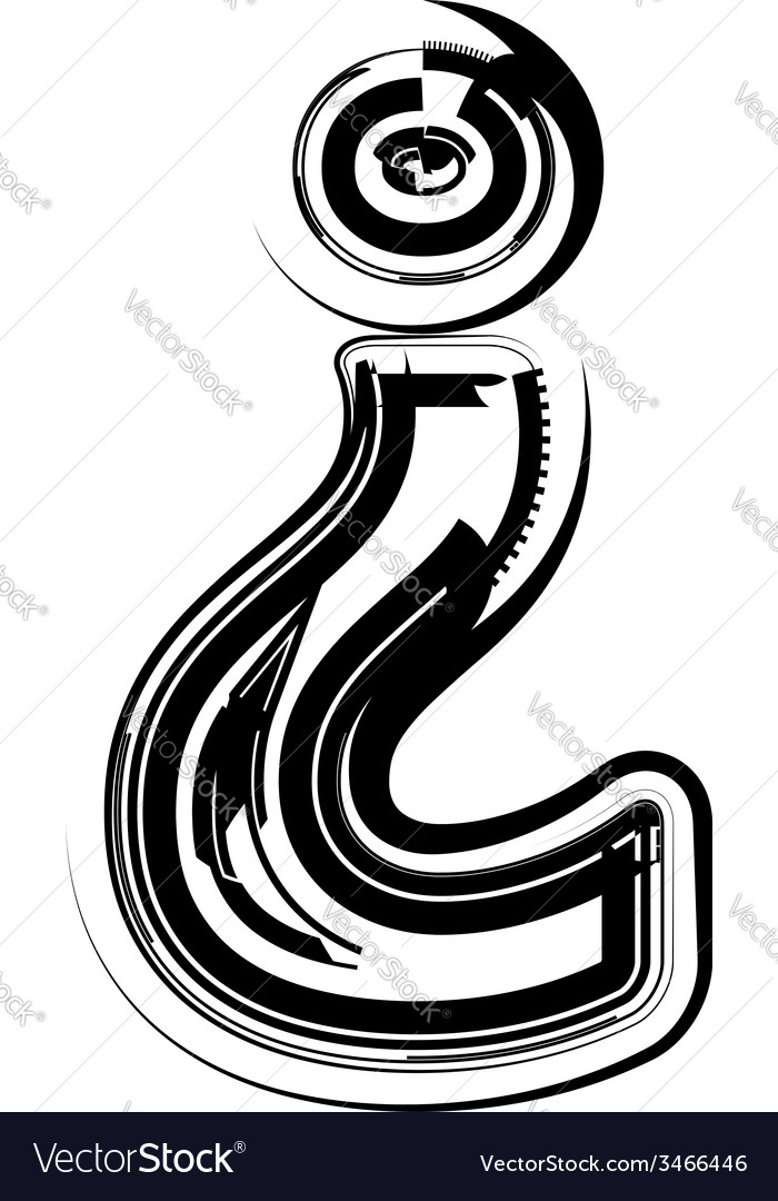 Abstract question mark