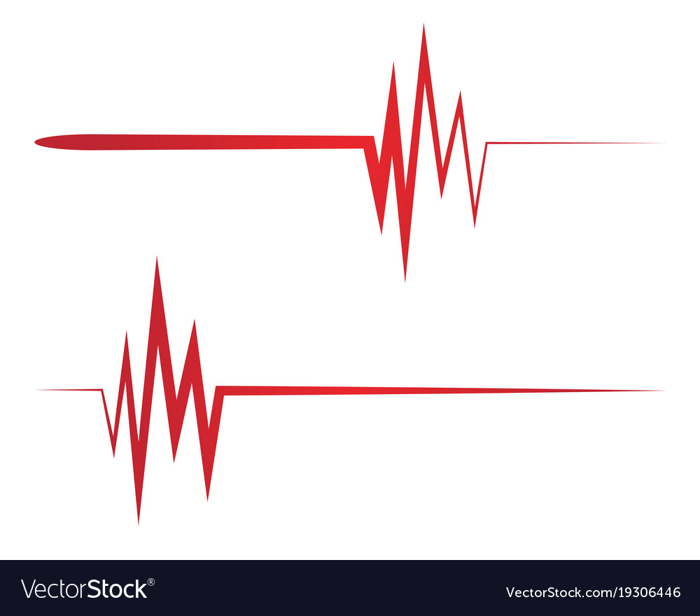 Download Art design heartbeat pulse Royalty Free Vector Image