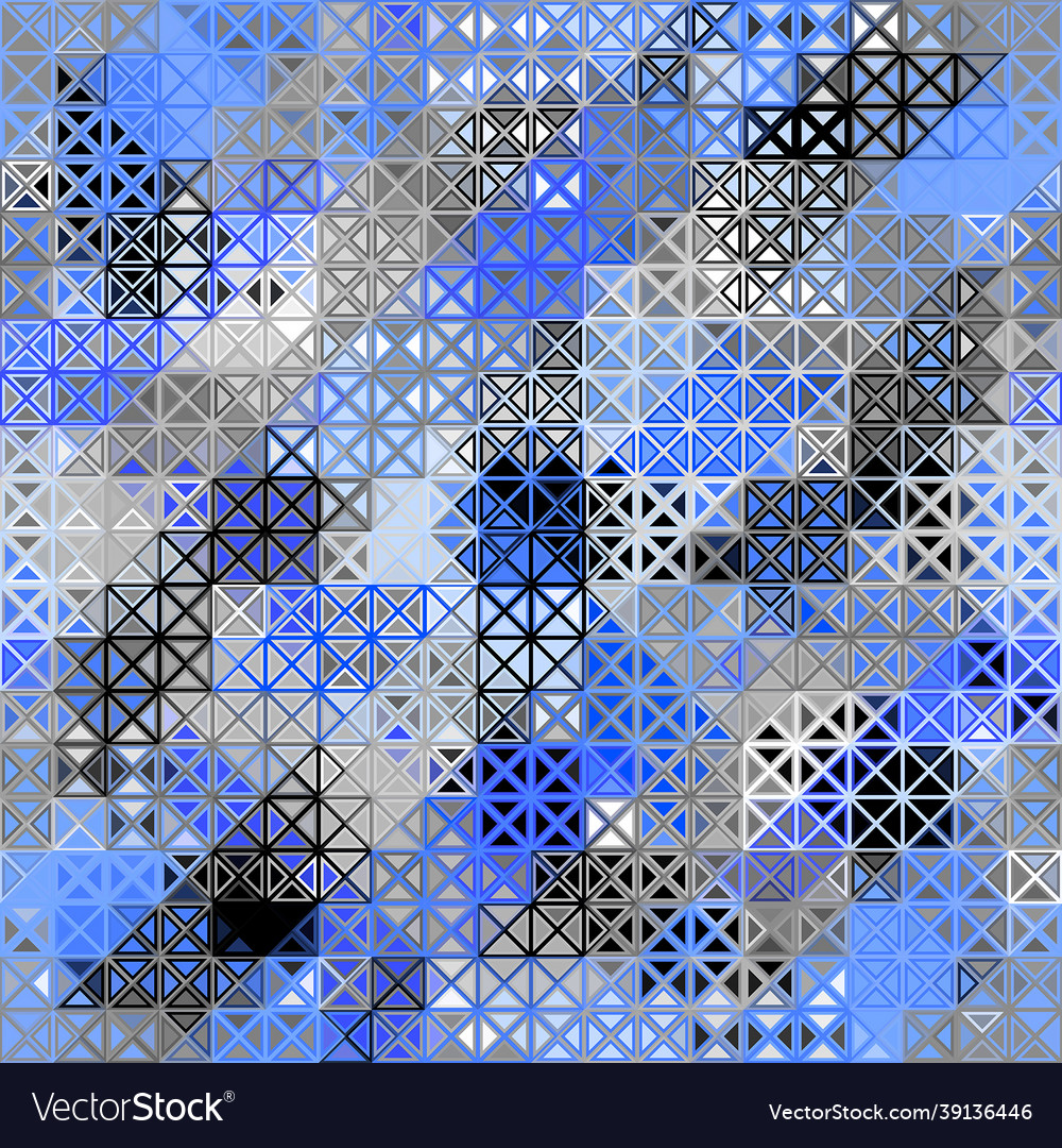 Geometric abstract pattern in low poly style vector image Geometric abstract pattern in low poly style
