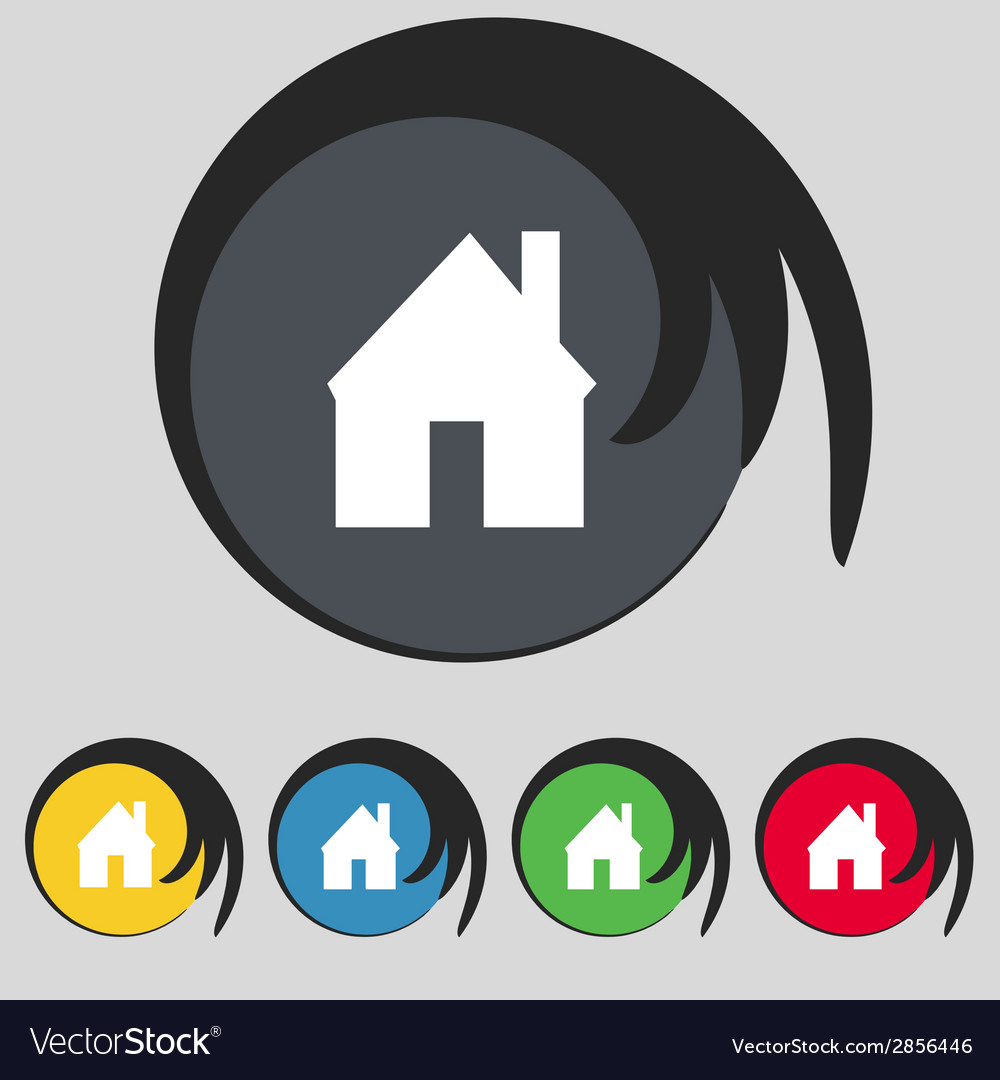 Home sign icon main page button navigation symbol