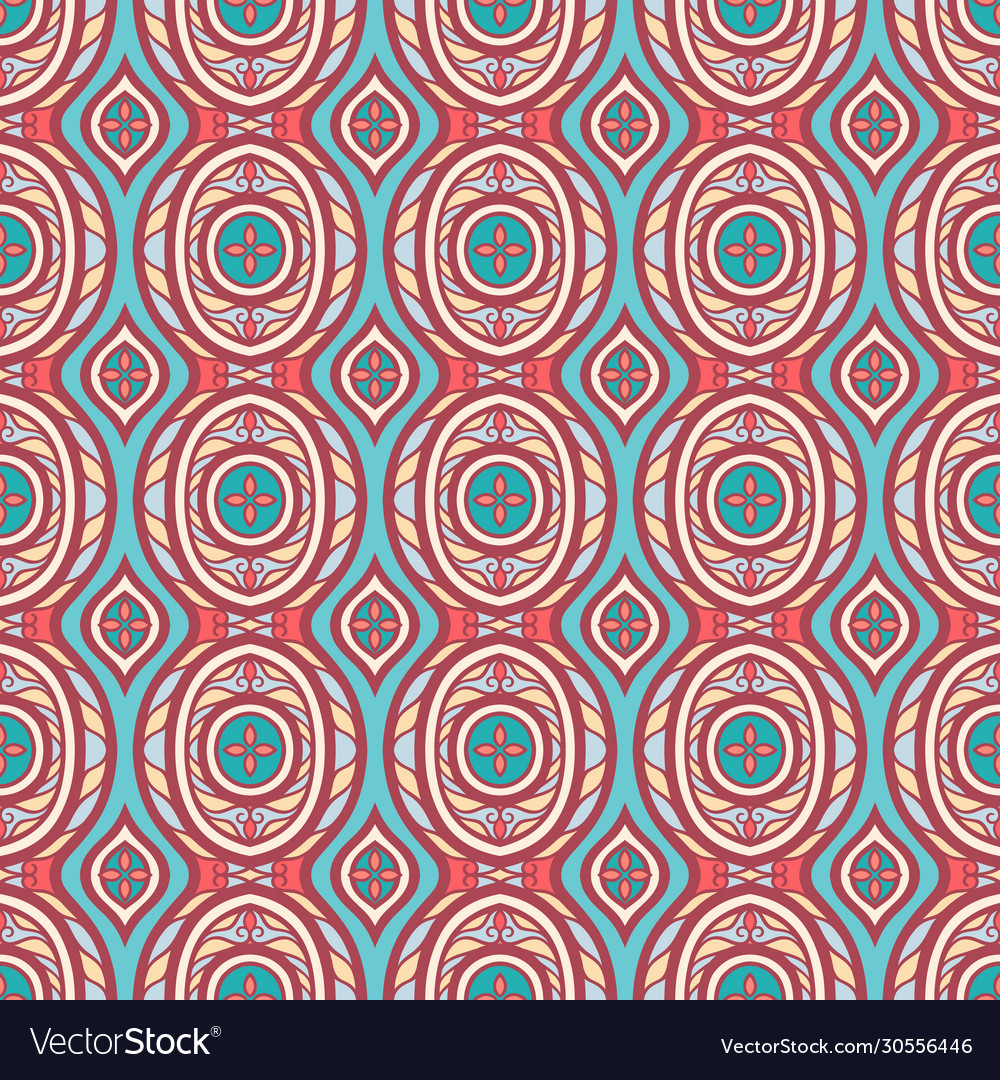 Retro pattern with petals