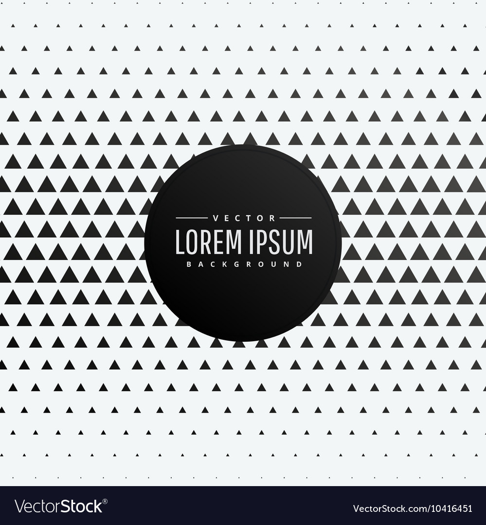 Abstract triangle halftone background