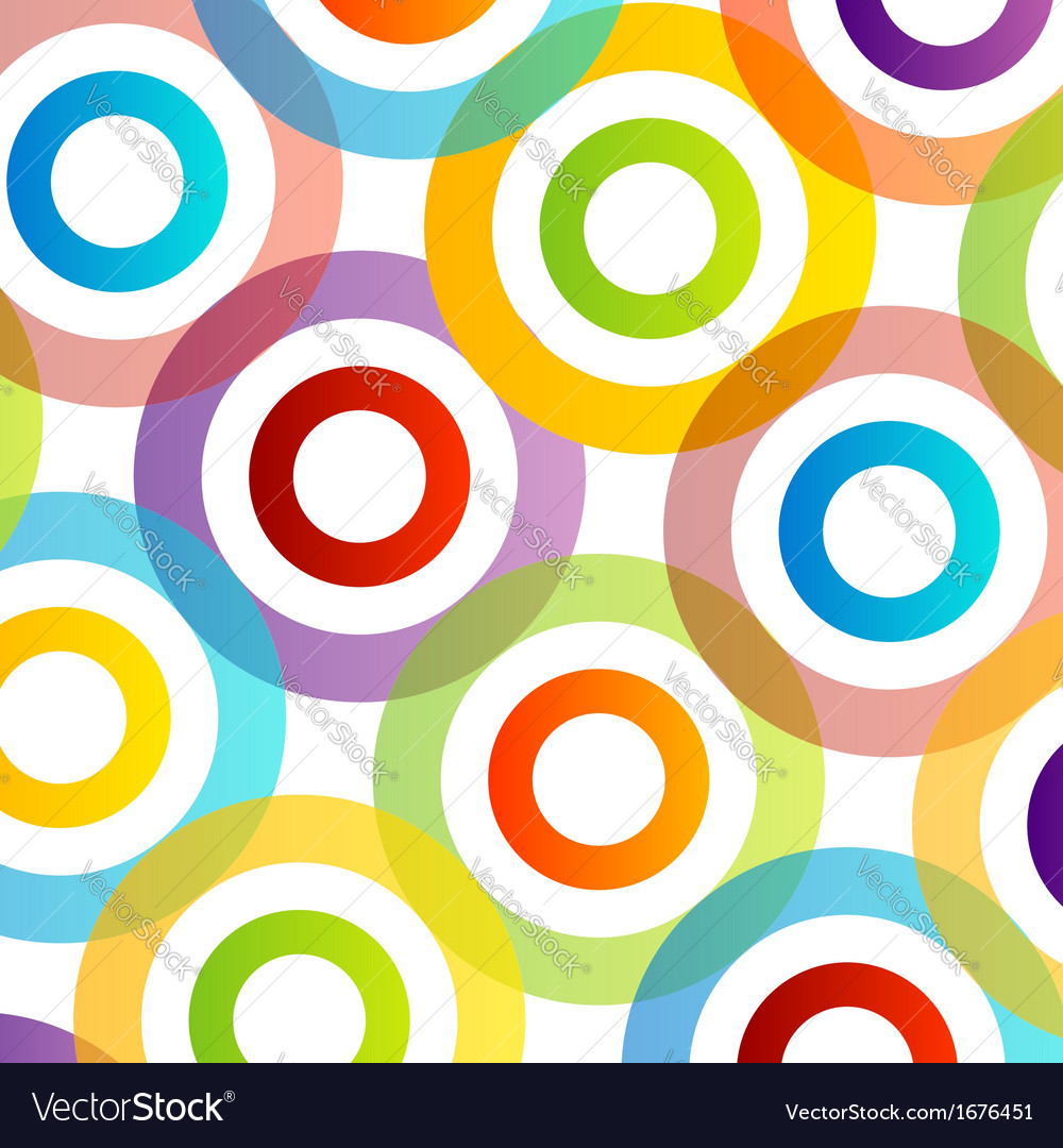 Background with colorful circles